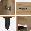 vidaXL Magasfiú fiókkal Artisan tölgy 69,5 x 34 x 180 cm Faanyag