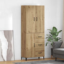 vidaXL Magasfiú fiókkal Artisan tölgy 69,5 x 34 x 180 cm Faanyag