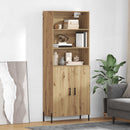 vidaXL Magasfiú Artisan tölgy 69,5 x 32,5 x 180 cm Faanyag