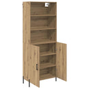 vidaXL Magasfiú Artisan tölgy 69,5 x 32,5 x 180 cm Faanyag