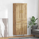 vidaXL Magasfiú Artisan tölgy 69,5 x 34 x 180 cm Faanyag