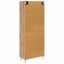 vidaXL Magasfiú Artisan tölgy 69,5 x 34 x 180 cm Faanyag