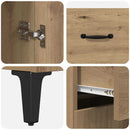 vidaXL Magasfiú fiókkal Artisan tölgy 69,5 x 34 x 180 cm Faanyag