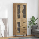 vidaXL Magasfiú fiókkal Artisan tölgy 69,5 x 34 x 180 cm Faanyag