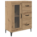 vidaXL Magasfiú fiókkal Artisan tölgy 69,5 x 34 x 180 cm Faanyag