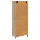 vidaXL Magasfiú fiókkal Artisan tölgy 69,5 x 34 x 180 cm Faanyag