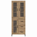 vidaXL Magasfiú fiókkal Artisan tölgy 69,5 x 34 x 180 cm Faanyag