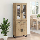 vidaXL Magasfiú 2 pcs Artisan tölgy 69,5 x 34 x 180 cm Faanyag