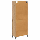 vidaXL Magasfiú fiókkal Artisan tölgy 69,5 x 34 x 180 cm Faanyag