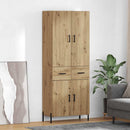 vidaXL Magasfiú fiókkal Artisan tölgy 69,5 x 34 x 180 cm Faanyag