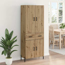 vidaXL Magasfiú fiókkal Artisan tölgy 69,5 x 34 x 180 cm Faanyag