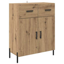 vidaXL Magasfiú fiókkal Artisan tölgy 69,5 x 34 x 180 cm Faanyag