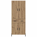 vidaXL Magasfiú fiókkal Artisan tölgy 69,5 x 34 x 180 cm Faanyag