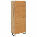 vidaXL Magasfiú 2 pcs Artisan tölgy 69,5 x 34 x 180 cm Faanyag