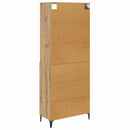 vidaXL Magasfiú fiókkal Artisan tölgy 69,5 x 34 x 180 cm Faanyag
