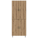 vidaXL Magasfiú 2 pcs Artisan tölgy 69,5 x 34 x 180 cm Faanyag