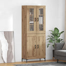 vidaXL Magasfiú 2 pcs Artisan tölgy 69,5 x 34 x 180 cm Faanyag