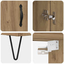 vidaXL Magasfiú 2 pcs Artisan tölgy 69,5 x 34 x 180 cm Faanyag