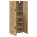 vidaXL Magasfiú 2 pcs Artisan tölgy 69,5 x 34 x 180 cm Faanyag