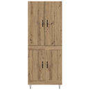vidaXL Magasfiú 2 pcs Artisan tölgy 69,5 x 34 x 180 cm Faanyag