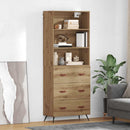 vidaXL Magasfiú fiókkal Artisan tölgy 69,5 x 34 x 180 cm Faanyag