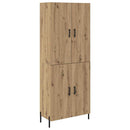 vidaXL Magasfiú Artisan tölgy 69,5 x 34 x 180 cm Faanyag