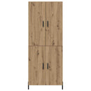 vidaXL Magasfiú Artisan tölgy 69,5 x 34 x 180 cm Faanyag