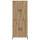 vidaXL Magasfiú Artisan tölgy 69,5 x 34 x 180 cm Faanyag
