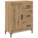 vidaXL Magasfiú fiókkal Artisan tölgy 69,5 x 34 x 180 cm Faanyag