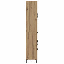 vidaXL Magasfiú fiókkal Artisan tölgy 69,5 x 34 x 180 cm Faanyag