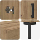 vidaXL Magasfiú 2 pcs Artisan tölgy Faanyag