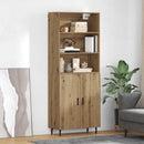 vidaXL Magasfiú 2 pcs Artisan tölgy 69,5 x 32,5 x 180 cm Faanyag