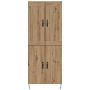 vidaXL Magasfiú Artisan tölgy 69,5 x 34 x 180 cm Faanyag