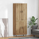 vidaXL Magasfiú 2 pcs Artisan tölgy 69,5 x 34 x 180 cm Faanyag