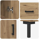 vidaXL Magasfiú Artisan tölgy 34,5 x 34 x 180 cm Faanyag