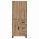 vidaXL Magasfiú fiókkal 2 pcs Artisan tölgy 69,5 x 34 x 180 cm