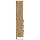 vidaXL Magasfiú fiókkal 2 pcs Artisan tölgy 69,5 x 34 x 180 cm