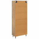 vidaXL Magasfiú 2 pcs Artisan tölgy 69,5 x 34 x 180 cm Faanyag