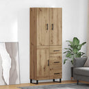 vidaXL Magasfiú 2 pcs Artisan tölgy 69,5 x 34 x 180 cm