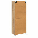 vidaXL Magasfiú 2 pcs Artisan tölgy 69,5 x 34 x 180 cm Faanyag