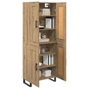 vidaXL Magasfiú 2 pcs Artisan tölgy 69,5 x 34 x 180 cm Faanyag