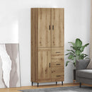 vidaXL Magasfiú 2 pcs Artisan tölgy 69,5 x 34 x 180 cm Faanyag