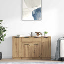 vidaXL Széf 3 db Artisan tölgy 120 x 30 x 70 cm Szerelt Fa