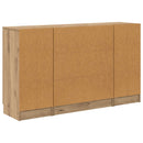 vidaXL Széf 3 db Artisan tölgy 120 x 30 x 70 cm Szerelt Fa
