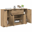 vidaXL Széf 3 db Artisan tölgy 120 x 30 x 70 cm Szerelt Fa