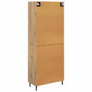 vidaXL Magasfiú 2 pcs Artisan tölgy 69,5 x 34 x 180 cm Faanyag