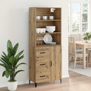 vidaXL Magasfiú fiókkal Artisan tölgy 69,5 x 34 x 180 cm Faanyag