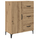 vidaXL Magasfiú fiókkal Artisan tölgy 69,5 x 34 x 180 cm Faanyag