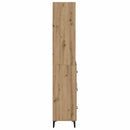 vidaXL Magasfiú fiókkal Artisan tölgy 69,5 x 34 x 180 cm Faanyag