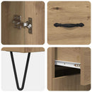 vidaXL Magasfiú fiókkal Artisan tölgy 69,5 x 34 x 180 cm Faanyag